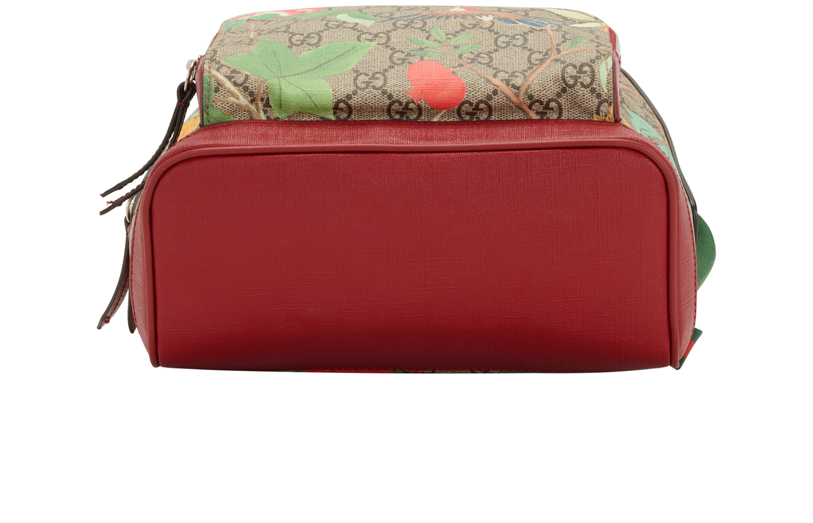 GG Tian Backpack, &pound;550, Handbags, Beige/Red, Canvas/Leather, Top view